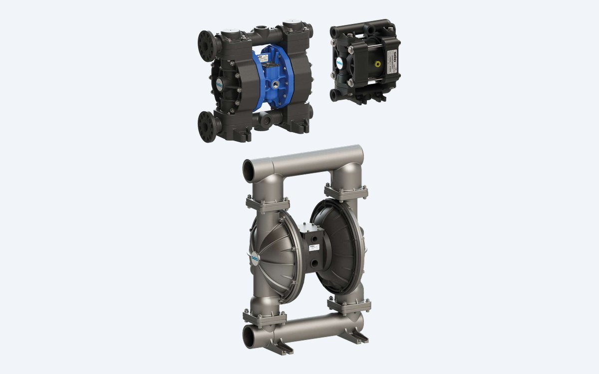 SEKO Duotek air-operated double-diaphragm pumps in plastic and stainless steel
