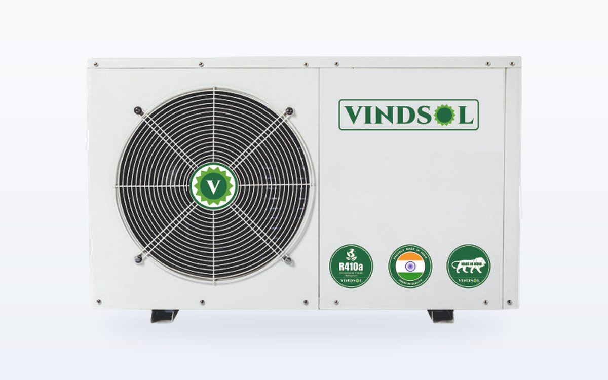 Domestic air source heat pump