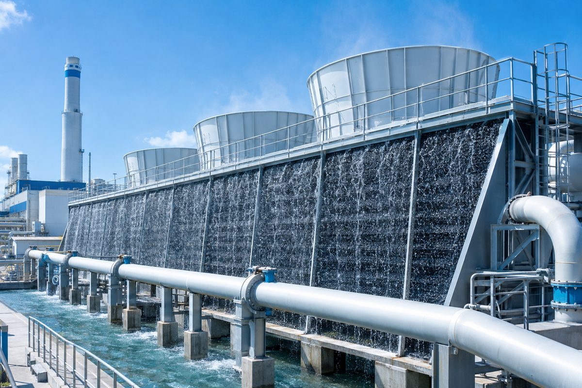 Industrial cooling tower