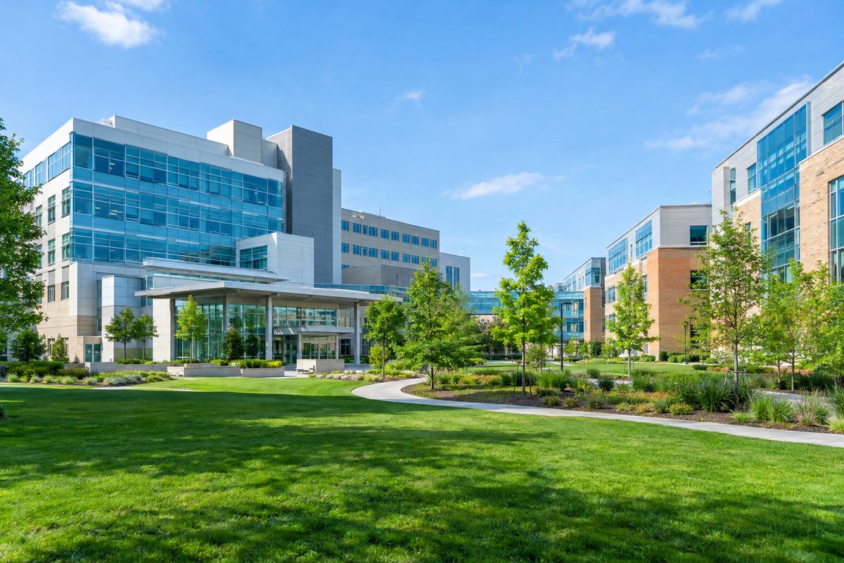 Hospital and university campus